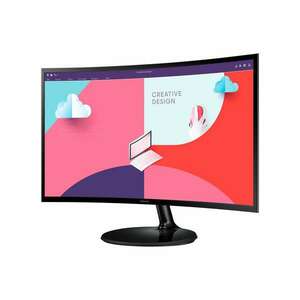 Samsung 24" S3 S362 Ívelt Monitor (LS24C362EAUXEN) kép