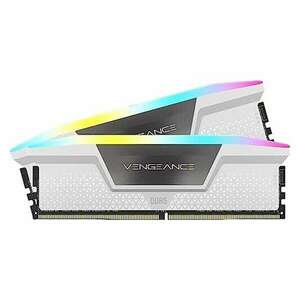 Corsair 64GB / 5600 Vengeance RGB White DDR5 RAM KIT (2x32GB) (CMH64GX5M2B5600C36W) kép