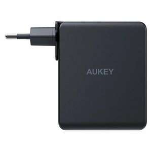 AUKEY PA-B7O 2x USB-C / USB-A Hálózati utazótöltő - Fekete (140W) (PA-B7O) kép