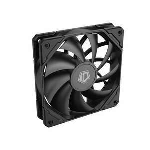 ID-Cooling Cooler 12cm - TF-12025-PRO-BLACK (35.2dB, max. 140, 16 m3/h, 4pin, PWM, 12cm) kép