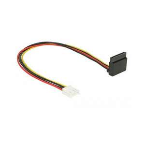 DELOCK Kabel Power Floppy 4Pin Bu > SATA 15Pin Bu 0.30m (85510) kép