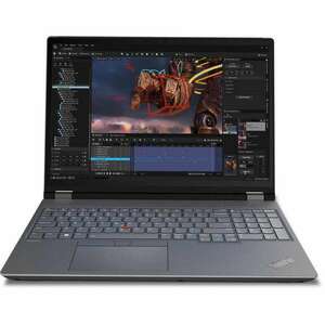 Lenovo ThinkPad P16 Intel® Core™ i9 i9-13980HX Mobil munkaállomás 40, 6 cm (16") WQXGA 64 GB DDR5-SDRAM 1 TB SSD NVIDIA RTX 4000 Ada Wi-Fi 6E (802.11ax) Windows 11 Pro Szürke, Fekete (21FA004MGE) kép