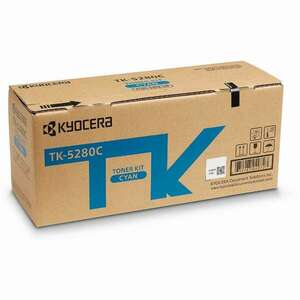 KYOCERA TK-5280C festékkazetta 1 dB Eredeti Cián (1T02TWCNL0) kép