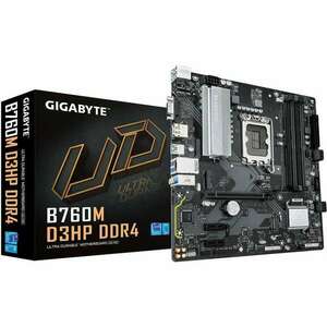 GIGABYTE B760M D3HP DDR4 alaplap Intel B760 Express LGA 1700 Micro ATX (B760M D3HP DDR4) kép