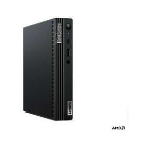 Lenovo ThinkCentre M75q AMD Ryzen™ 3 5300GE 8 GB DDR4-SDRAM 256 GB SSD Linux Mini PC Fekete (11JN008DGE) kép