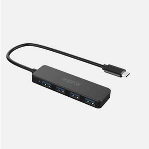 Approx APPC54 hálózati csatlakozó USB 3.2 Gen 1 (3.1 Gen 1) Type-A 5000 Mbit/s Fekete kép