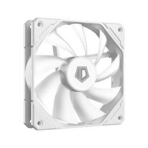 ID-Cooling Cooler 12cm - TF-12025 WHITE (15.2-35.2dB, max. 129, 39 m3/h, 4pin, PWM, 12cm, ) kép