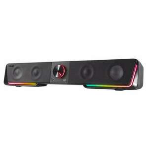 SPEEDLINK Hangszóró, 12W, 2x3.5 mm jack + USB-A, SPEEDLINK "GRAVITY RGB Stereo Soundbar", fekete kép