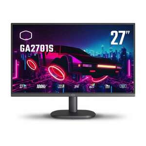 Cooler master monitor gaming 27" ga2701s, 100hz, fhd 1920x1080, adaptive sync, 1xhdmi/1xvga CMI-GA2701S-EK kép