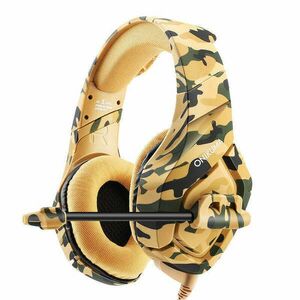 ONIKUMA K1-B Gaming headset (Yellow) kép