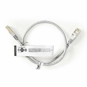 CAT5e hálózati kábel | F/UTP | RJ45 Dugasz | RJ45 Dugasz | 0.50 m | Kerek | PVC | Szürke | Papírfüles kép