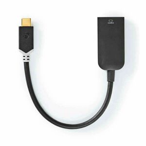 USB-C™ Adapter | USB 3.2 Gen 1 | USB-C™ Dugasz | HDMI™ Aljzat | 0.20 m | Kerek | Aranyozott | PVC | Antracit | Ablakos Doboz Euro Lock Zárral kép