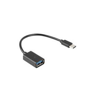 Lanberg AD-OTG-UC-01 USB kábel 0, 15 M USB 2.0 USB A USB C Fekete kép