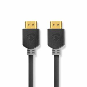 Nagy Sebességű HDMI ™ kábel Ethernet | HDMI™ Csatlakozó | HDMI™ Csatlakozó | 4K@60Hz | ARC | 18 Gbps | 10.0 m | Kerek | PVC | Antracit | Doboz kép