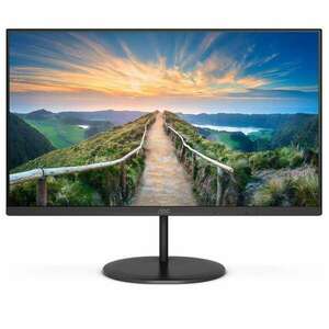 AOC U27V4EA 68.6cm 27inch 3 sides frameless IPS monitor UHD HDMI 2.0 x2 DisplayPort 1.2 x1 kép