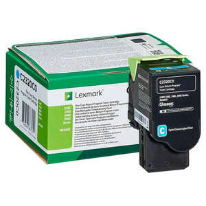 Lexmark C2320C0 ciánkék, toner, 1000 oldal kép