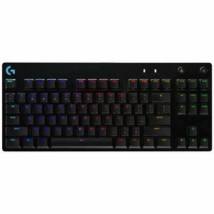 Logitech G Pro Mechnaikus gaming billentyűzet, RGB világítás, GX blue kapcsoló, Fekete kép