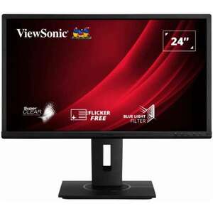 ViewSonic VG2440 24" VA LED monitor, FullHD, VGA, HDMI, DisplayPort, USB, Fekete kép