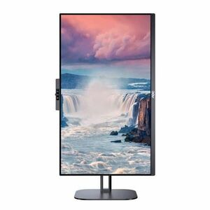 AOC 24V5CW/BK WLED monitor, IPS 23, 8", FHD, 75Hz, 4ms, HDMI, DisplayPort, USB, USB-C, Webcam, Pivot, fekete kép