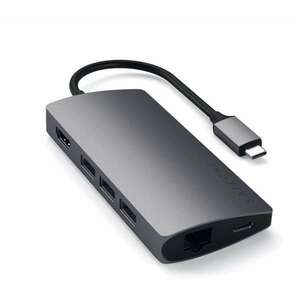 Satechi Multi-Port Adapter V2 Dock st. USB 3.2 Gen 1 (3.1 Gen 1) Type-C Szürke kép