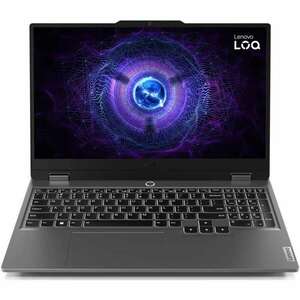 LENOVO LOQ Gaming 15ARP9, 15.6" FHD, AMD Ryzen 7 7435HS, 16GB, 1TB SSD, nV RTX 4050 6GB, NoOS, Luna Grey (83JC004EHV) kép