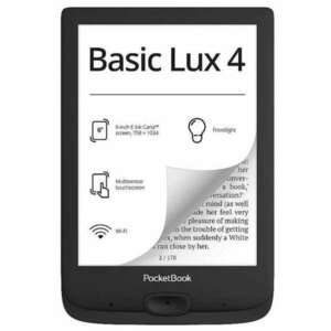 PocketBook Basic PB618-P-WW Lux 4 E-Book olvasó fekete (PB618-P-WW) kép