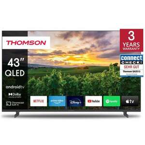 Thomson 43QA2S13 4K UHD Android Smart QLED televízió, 109 cm kép