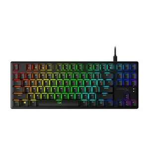 HP HYPERX 4P5P1AA- ABA HYPERX Vezetékes Billentyűzet Alloy Origins Core RGB Aqua - Mechanical Gaming Keyboard US, HX-KB7AQX-US kép