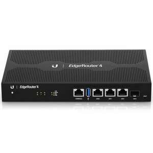 Ubiquiti EdgeRouter 4 vezetékes router Gigabit Ethernet Fekete kép