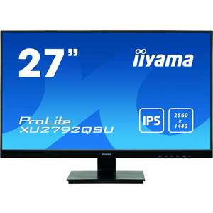 IIYAMA XU2792QSU-B1 Business WQHD 27inch IPS LED WQHD 16: 9 70Hz 1000: 1 350cd/m2 5ms HDMI DVI DP USB hub Black kép