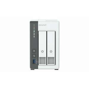 QNAP TS-216G tárolószerver NAS Tower Cortex-A Cortex-A55 4 GB HDD Fehér kép