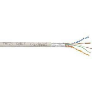 Hálózati kábel, CAT6 F/UTP CCA 100m, Tru Components kép