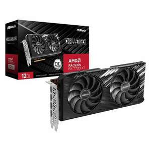 ASRock Radeon RX 7700 XT Challenger 12GB OC videokártya (RX7700XT CL 12GO) (RX7700XT CL 12GO) kép