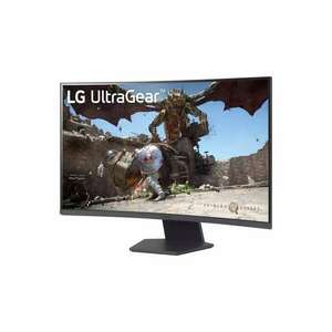 LG 32'' ULTRAGEAR 2.560 X 1.440 180HZ 1MS AMD FREESYNC HDR10 1000R ÍVELT MONITOR (32GS60QX-B) kép