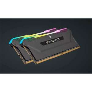 Corsair memória vengeance rgb pro ddr4 32gb 3600mhz c18 sl (kit of 2), spd 2666mhz, fekete CMH32GX4M2Z3600C18 kép