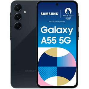 Samsung Galaxy A55 5G 16, 8 cm (6.6") Hybrid Dual SIM USB C-típus 8 GB 128 GB 5000 mAh Sötétkék (SM-A556BZKAEEE) kép