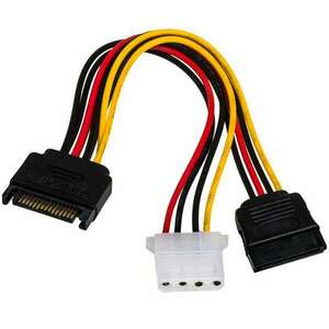 Akyga AK-CA-32 SATA/SATA/MOLEX Adapter - 0.15m (AK-CA-32) kép