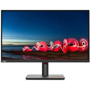 Lenovo T27h-30 LED display 68, 6 cm (27") 2560 x 1440 pixelek Quad HD Fekete (63A3GAT1EU) kép