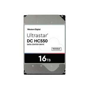 WESTERN DIGITAL Ultrastar DC HC550 16TB HDD SATA Ultra 512MB 7200RPM 512E SE NP3 DC HC550 3.5inch Bulk - WUH721816ALE6L4 kép