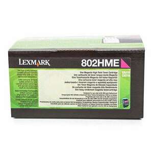 Lexmark 802HME nagy kapacitású festékkazetta magenta (3k) (80C2HME) (80C2HME) kép