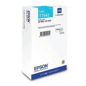 Epson WF-8090 / WF-8590 XXL tintapatron cián (C13T754240) (C13T754240) kép