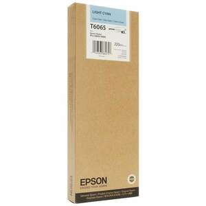 Epson T6065 tintapatron 1 dB Eredeti Világos ciánkék (C13T606500) kép