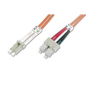 Digitus DK-2532-02 Fiber Optic Multimode patch kábel LC / SC 2m narancssárga (DK-2532-02) kép