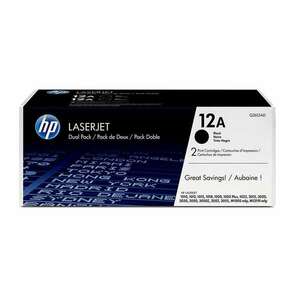 HP Q2612AD fekete toner dual pack (12A) (Q2612AD) kép