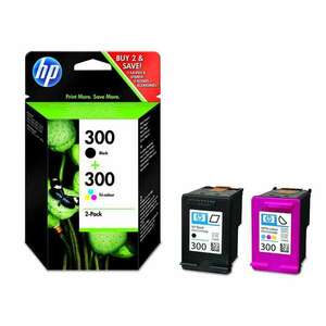 HP CN637EE fekete+ háromszínű tintapatron (300) (CN637EE) kép