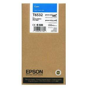 Epson T6532 Cyan Ink Cartridge (200ml) kép