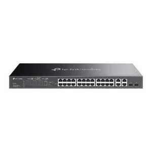 TP-LINK SL2428P Omada 24-Port 10/100Mbps + 4-Port Gigabit Smart Switch with 24-P kép