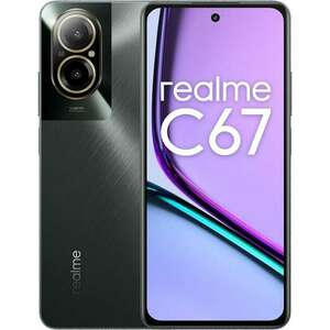 Realme C67, 17, 1 cm (6.72"), Dual SIM, 5G, 8 GB RAM, 256 GB, Fekete, Okostelefon kép