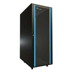 Extralink 32U 600x1000 standing rackmount cabinet black Szabadonálló állvány Fekete kép