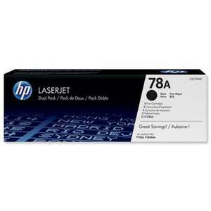 HP CE278A Lézertoner LaserJet P1566, P1606 nyomtatókhoz, HP 78A, fekete, 2, 1k kép